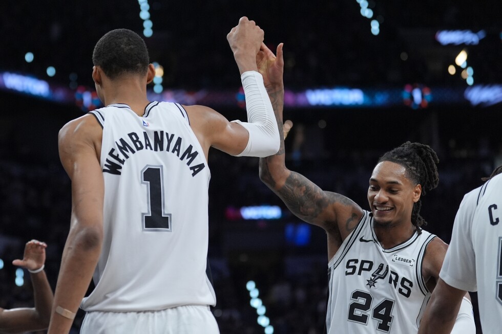 Wembanyama's double-double powers Spurs past Trail Blazers and into Western Conference semifinals