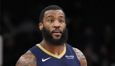 Feb 4, 2026; Milwaukee, Wisconsin, USA;  New Orleans Pelicans forward Saddiq Bey (41) during the game against the Milwaukee Bucks at Fiserv Forum. Mandatory Credit: Jeff Hanisch-Imagn Images