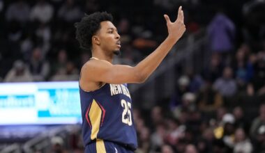 New Orleans Pelicans forward Trey Murphy III.