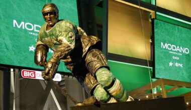 What will happen to Mike Modano, Dirk Nowitzki statues outside AAC?