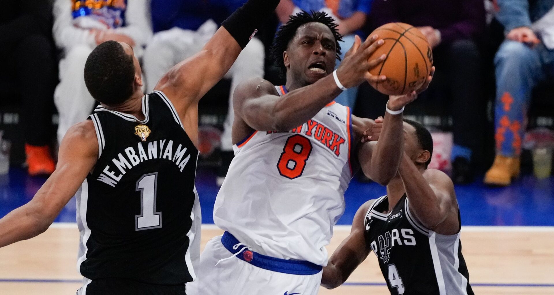 OG Anunoby puts the Knicks on the verge of a title and himself in the discussion for NBA Finals MVP