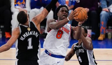 OG Anunoby puts the Knicks on the verge of a title and himself in the discussion for NBA Finals MVP