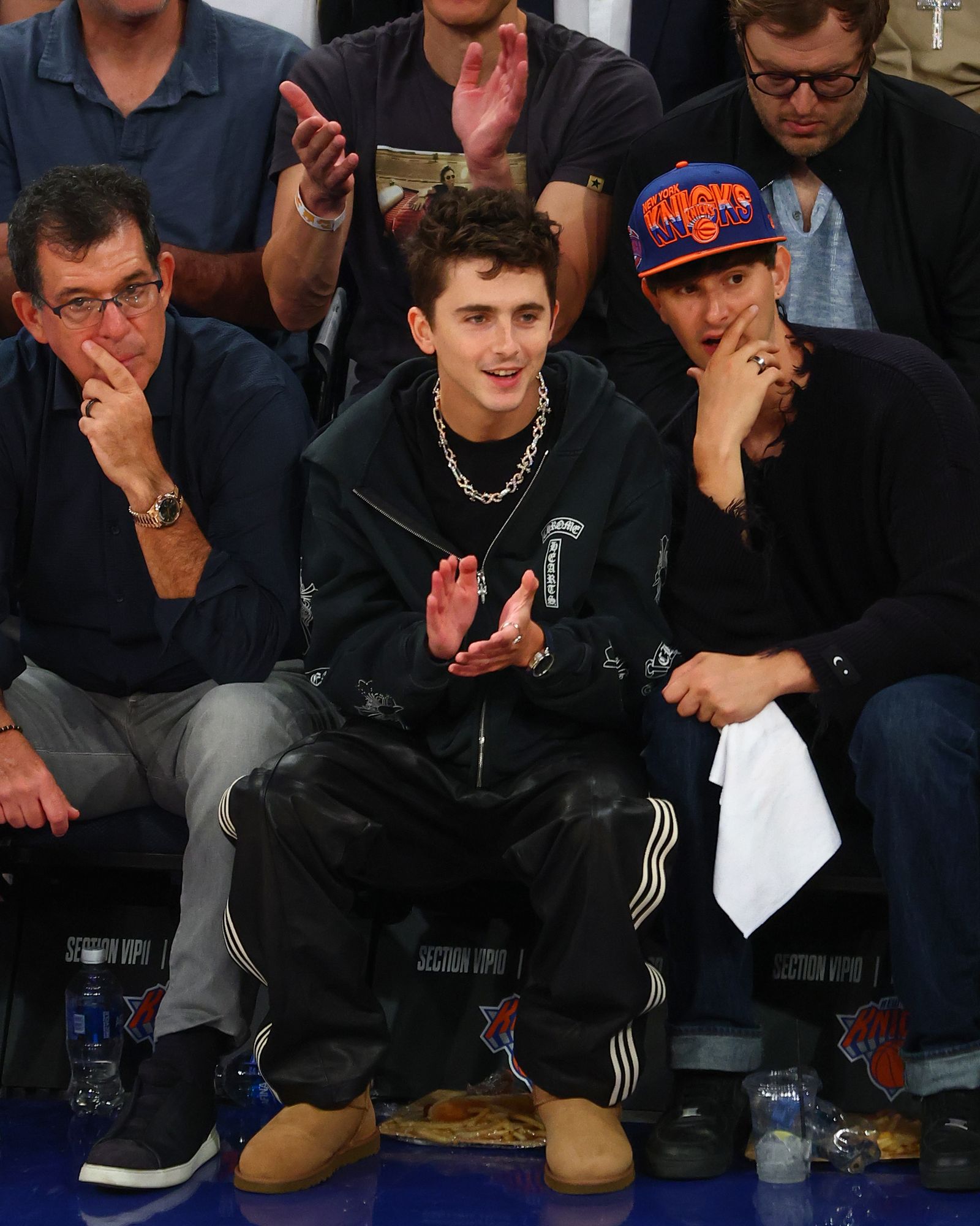 Image may contain Horacio Cartes Timothe Chalamet Laurence O'Keefe Adult Person Teen Face Head and Accessories