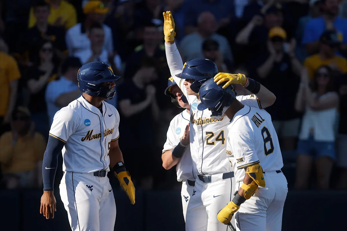 West Virginia advances to first Men's College World Series in program history, defeating Cal Poly in NCAA super regionals