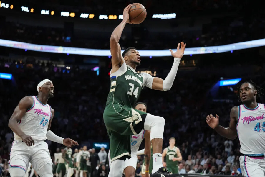 Milwaukee Bucks forward Giannis Antetokounmpo