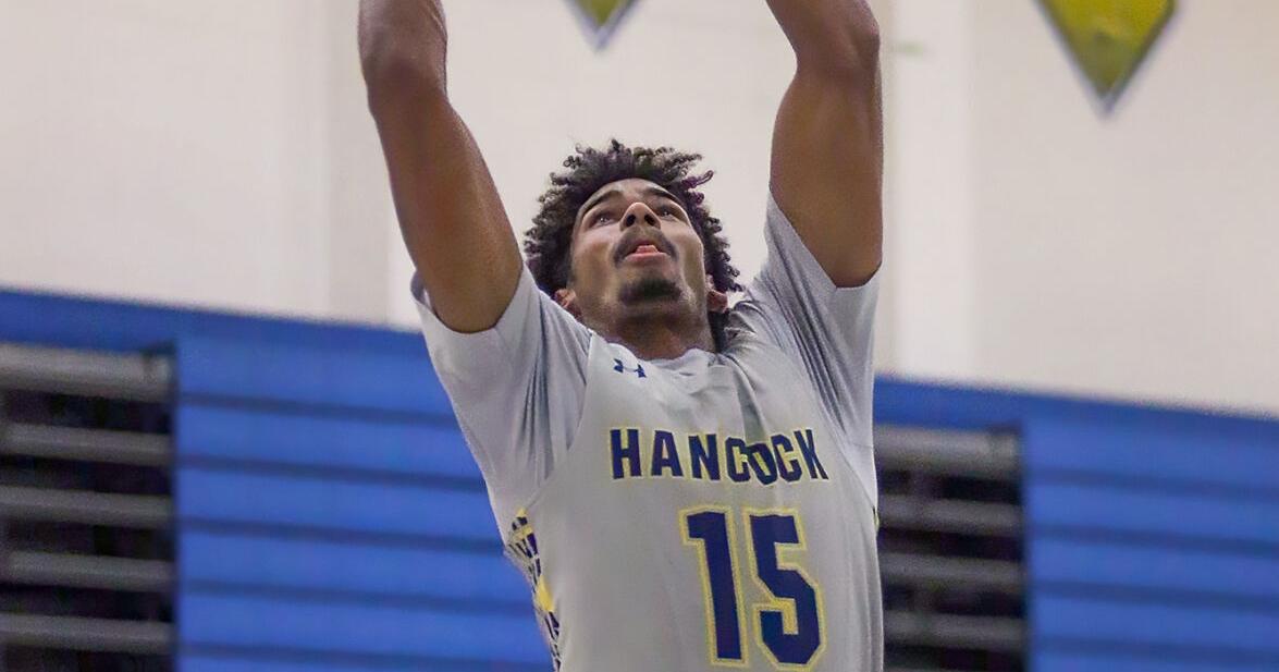 Hancock basketball players Noah Morris, Anastasia Drolette sign to play at four-year schools | Hancock