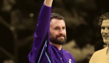 Kevin Love reveals his favorite hobby is getting really high and watching old-school highlights: "The 90s Blazers were a monster"
