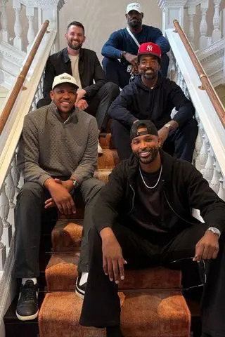 LeBron James, JR Smith, Channing Frye, Kevin Love and Tristan ThompsonCredit: Tristan Thompson/Isntagram