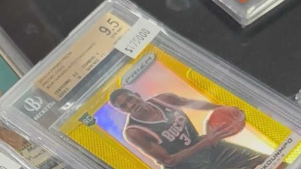 Giannis Antetokounmpo cards draw massive crowd at Wisconsin Card Show