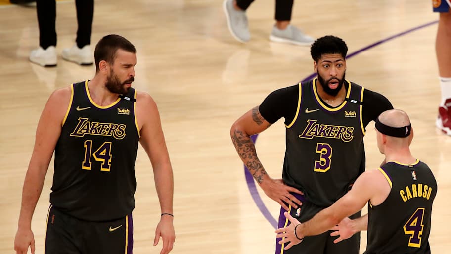 Alex Caruso, Anthony Davis, Marc Gasol