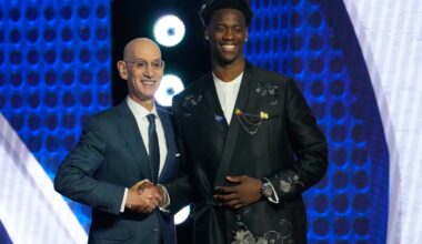 Top draft pick AJ Dybantsa arrives in Washington, ready to work on turning the Wizards around