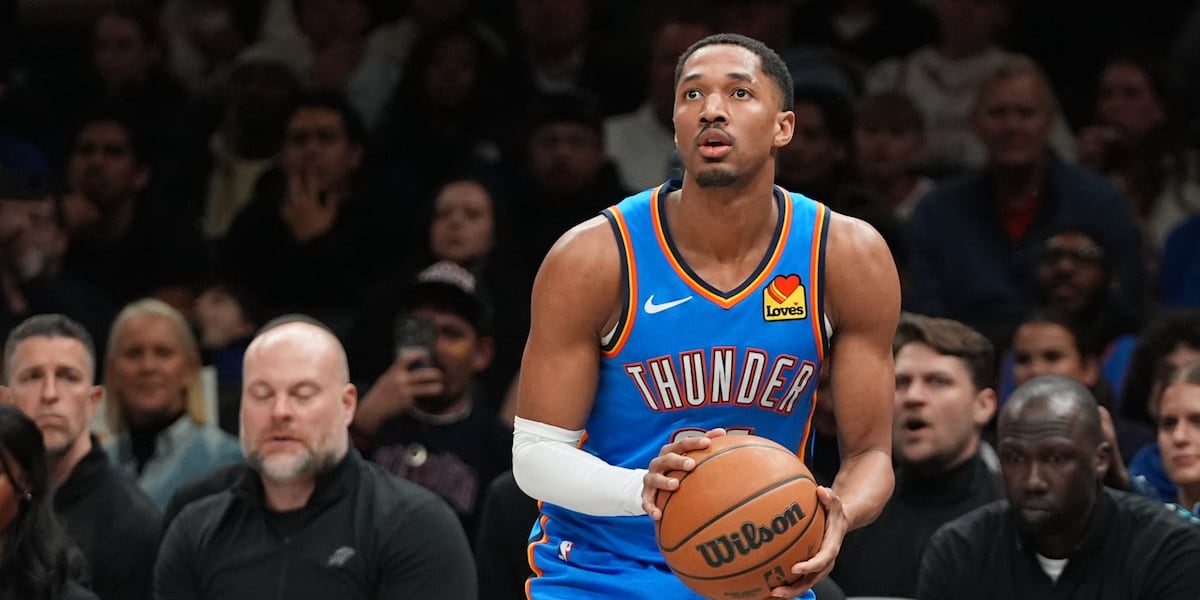 Hawks acquire Aaron Wiggins from Thunder, reports say