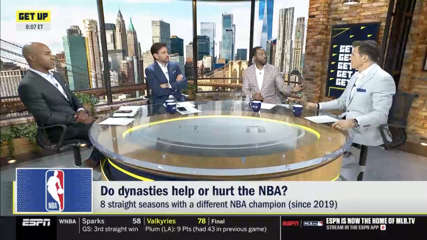 ESPN's Vincent Goodwill reduces NBA title to participation trophy