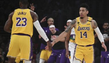 Danny Green and LeBron James