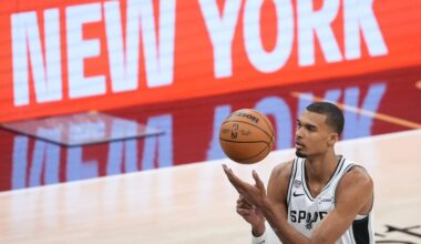 Victor Wembanyama says he's 'built for' the pressure of the NBA Finals with the Spurs down 2-0