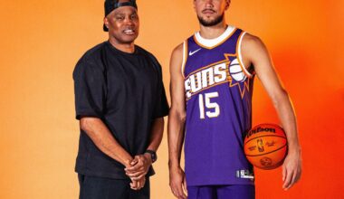 Phoenix Suns’ Devin Booker acknowledges father with switch to No. 15