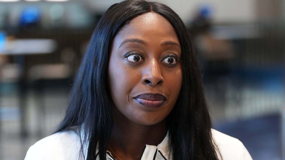 Chiney Ogwumike standing inside Amalie Arena in Tampa, Florida.