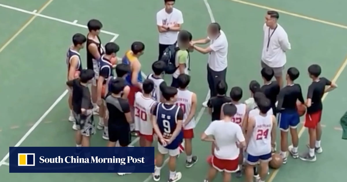 ‘Humiliation’: video shows basketball coach slapping boy, ordering self-harm