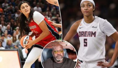 Shaq wants to punch Angel Reese, Lauren Betts trolls