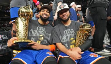 Three teams ahead of champion Knicks in 2027 title odds