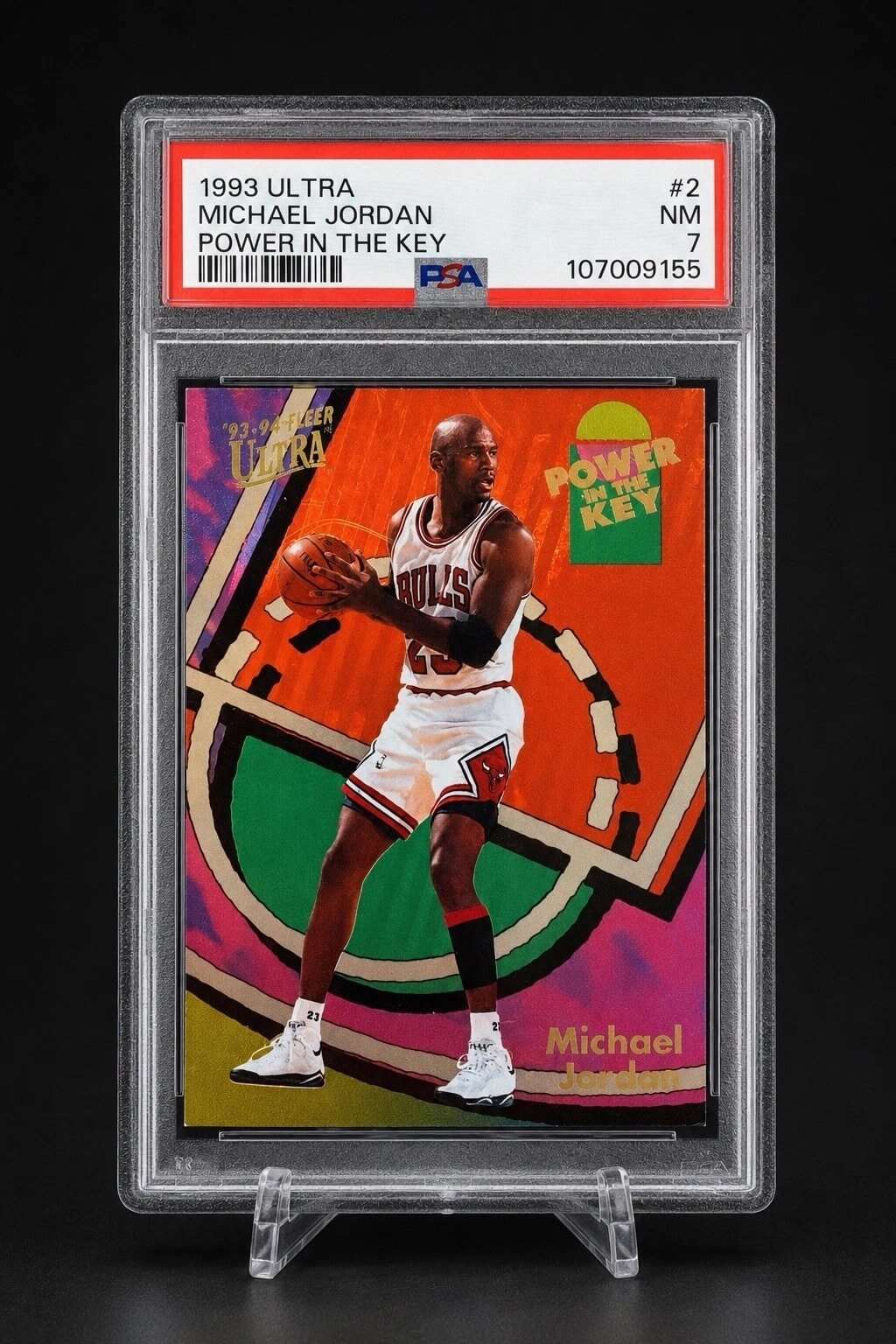 1993 Power in the Key Michael Jordan card