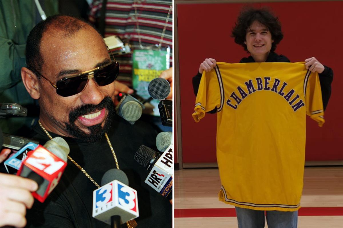 Wilt Chamberlain Lakers jacket found at thrift store sells for $89K at auction