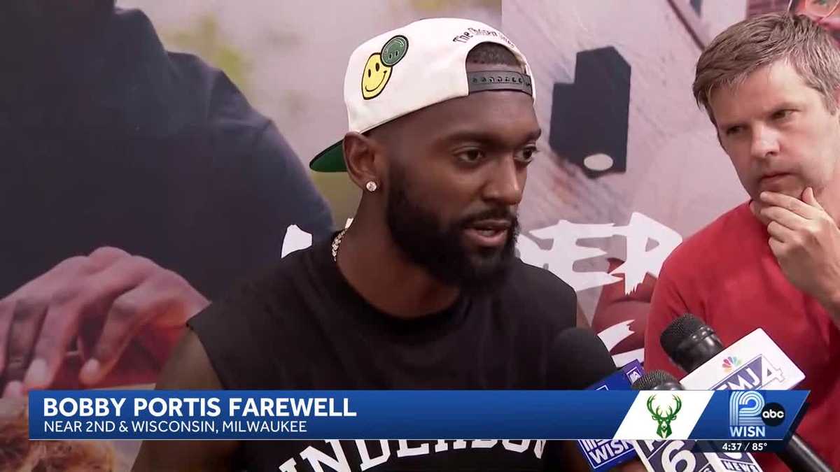 Bobby Portis says goodbye to fans at farewell party