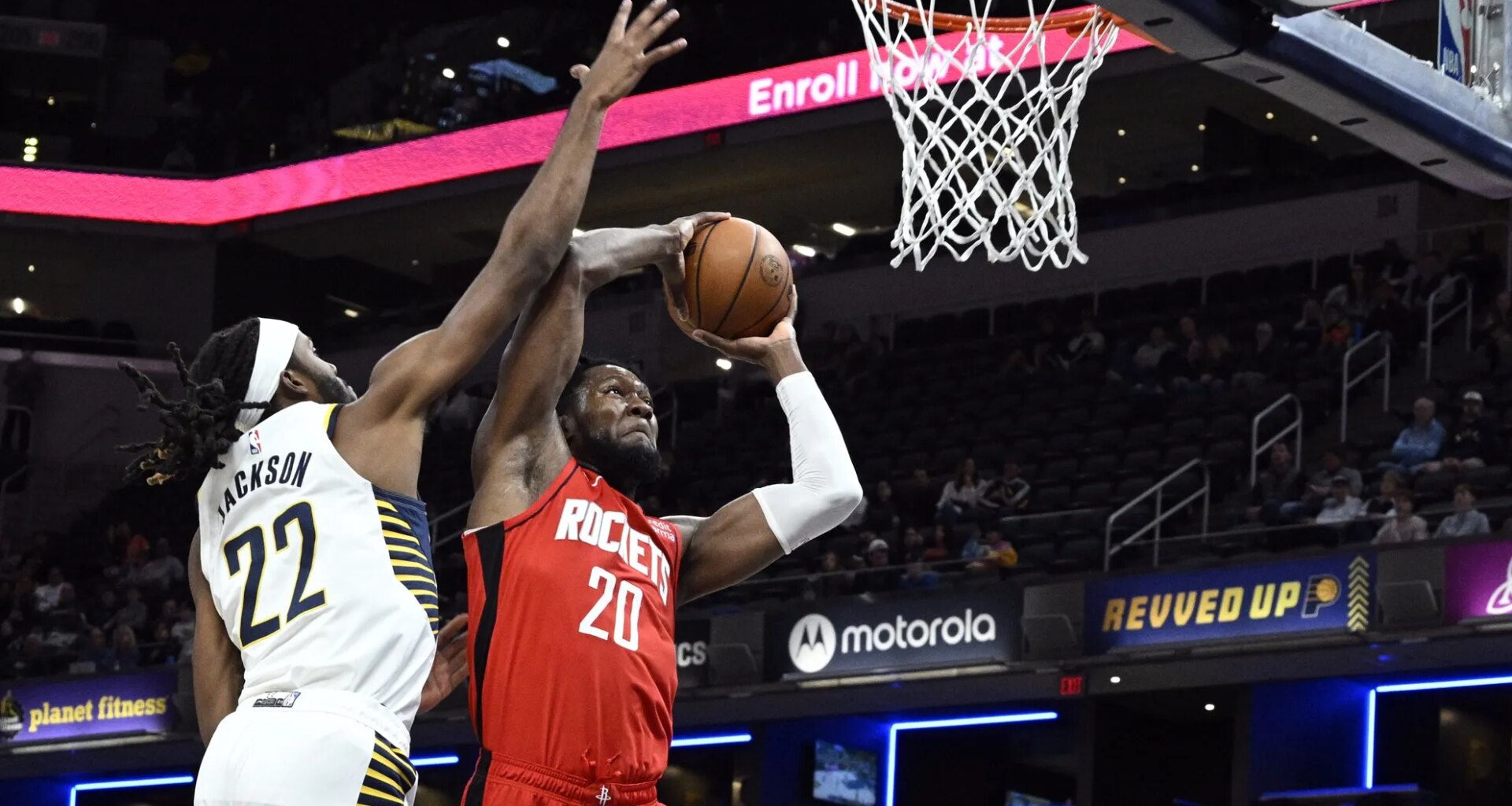 Rockets jersey history No. 20 Bruno Fernando (2022-23)