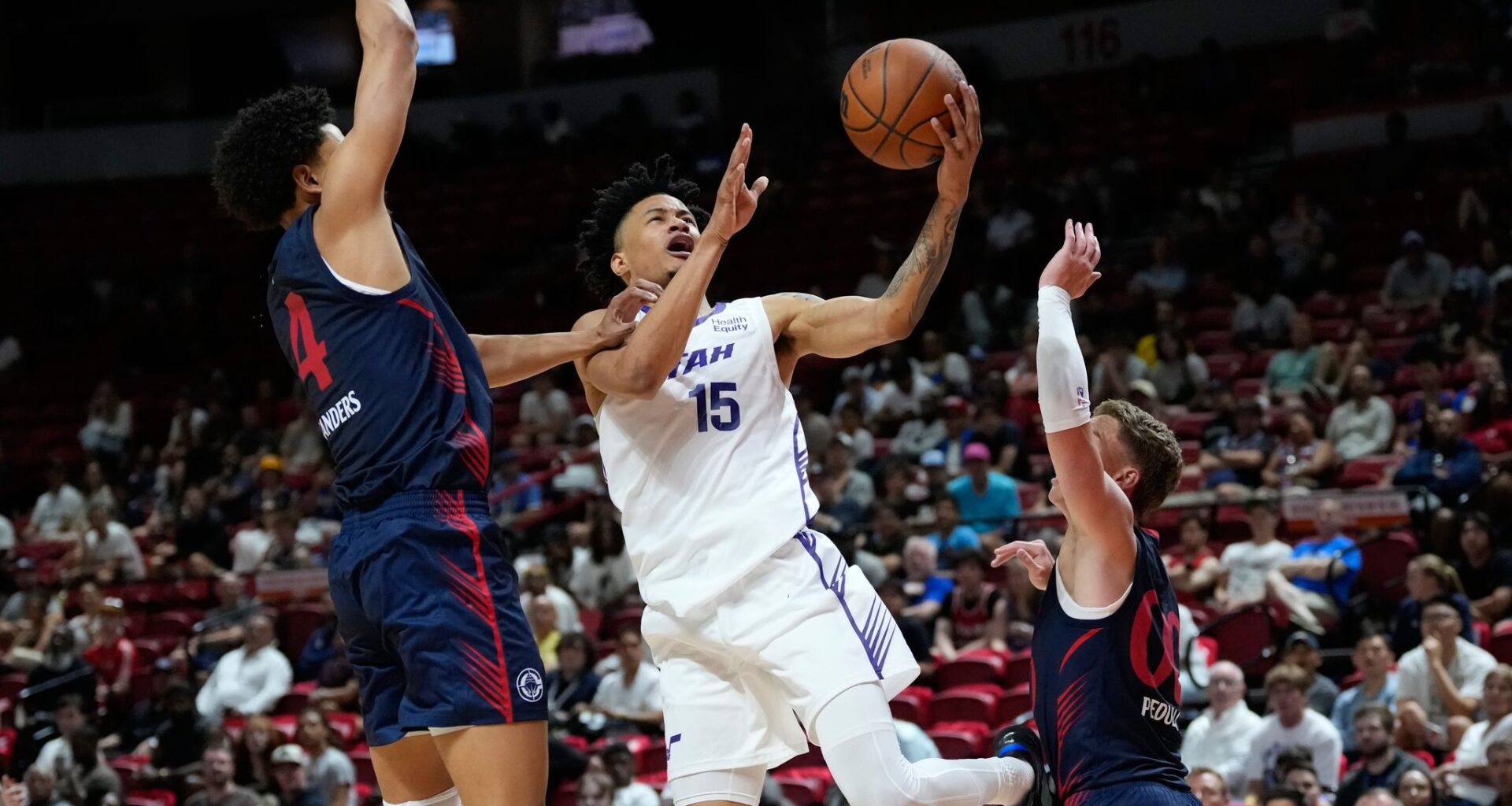 Jazz guard Trey Alexander stretchered off with bruised rib in NBA Summer League game