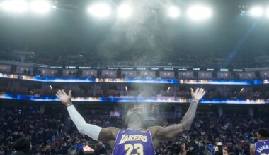 LeBron James says he isn't ready to reveal a decision on his future, doesn't offer any hints