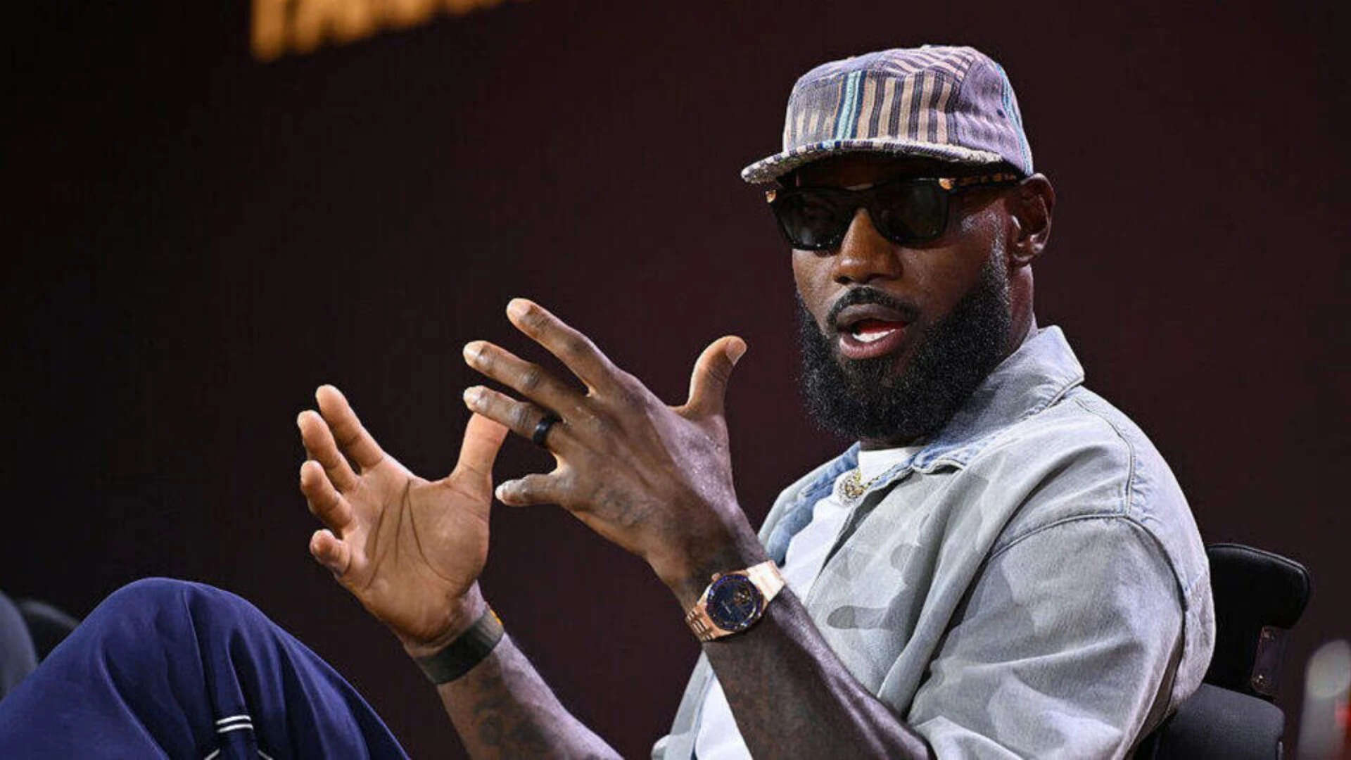 LeBron James. Image via: Roy Rochlin Getty Images for Fanatics LeBron James