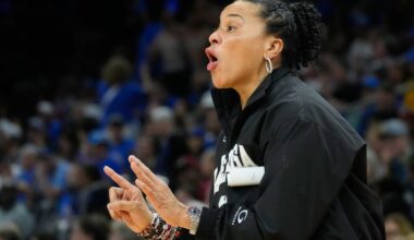 Coach Dawn Staley and her powerhouse South Carolina women's basketball team may have to face more SEC teams come tourney time than they had in the past.