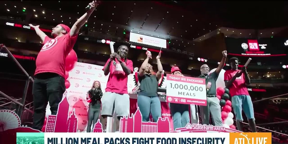 Atlanta Hawks, State Farm partner to pack 1 million meals at State Farm Arena