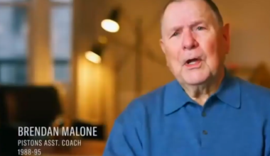 Malone's father was architect of the Jordan Rules as Pistons assistant coach -