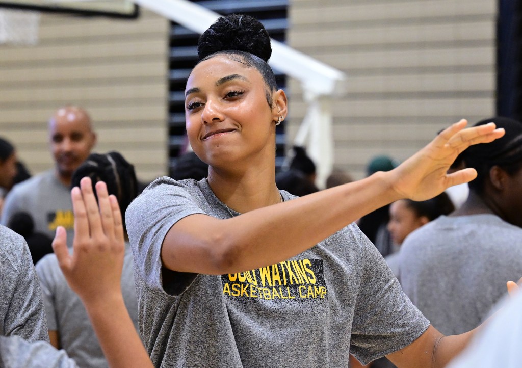 Girls basketball camp held by USC’s Juju Watkins is ‘what basketball should feel like’ – Orange County Register