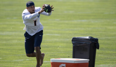 Broncos training camp report: A big day for Evan Engram