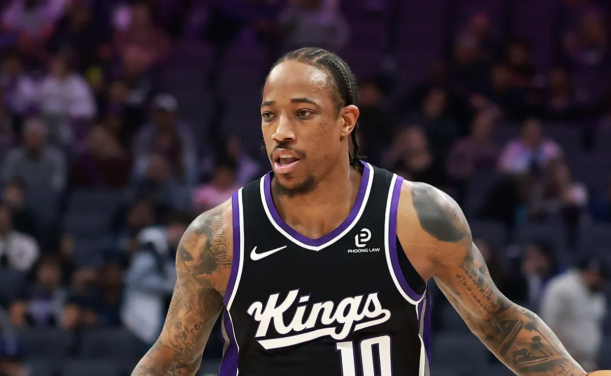 DeMar DeRozan during a Sacramento Kings game.