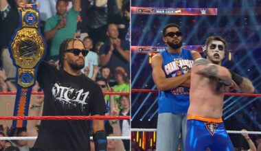 Jalen Brunson, Karl-Anthony Towns celebrate Knicks title with WWE in Madison Square Garden