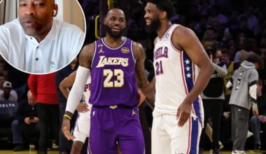 Why Vince Carter feels the 76ers adding LeBron James is 'cheating'