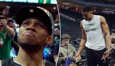 Giannis Antetokounmpo posts emotional Bucks tribute video