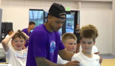 Keyonte George embraces role model status at first youth camp