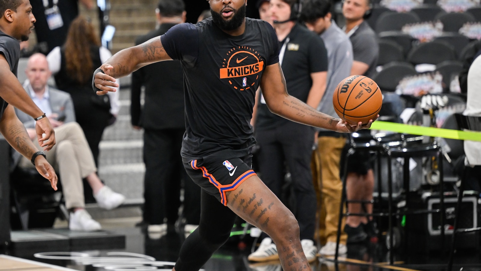 Mitchell Robinson says injury before NBA Finals came from hitting truck amid concern for his brother