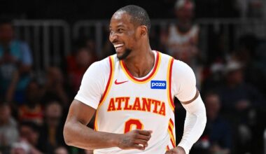 Atlanta Hawks forward Jonathan Kuminga. Copyright 2026 NBAE (Photo by Adam Hagy/NBAE via Getty Images)