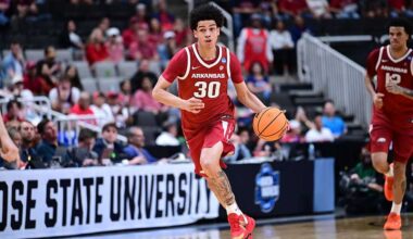 Razorbacks men's basketball player arrested