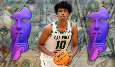 Hamad Mousa Cal Poly Basketball NIL money transfer portal buy games