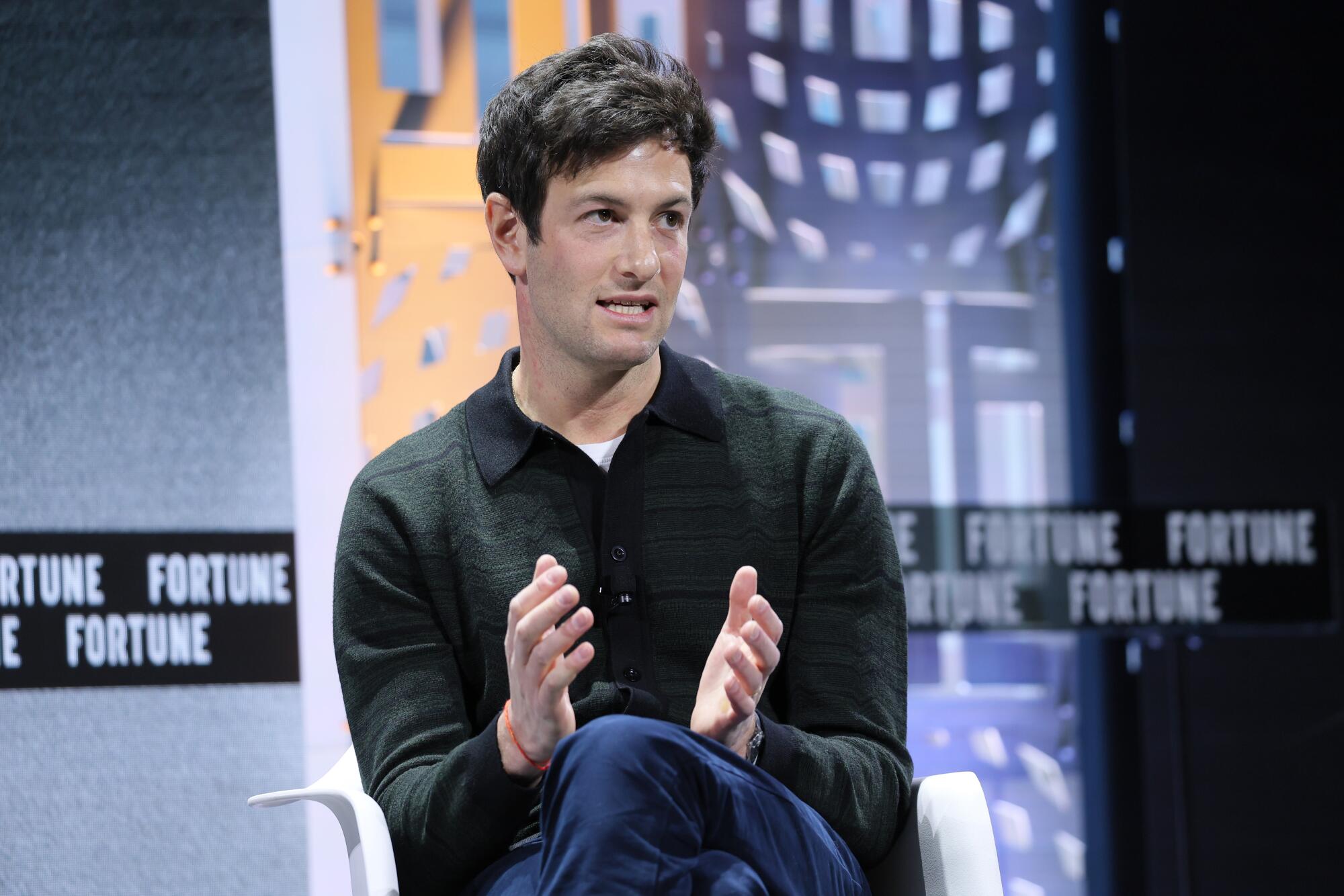 Joshua Kushner speaks onstage during the Big Bets panel at the Fortune Global Forum 2024.