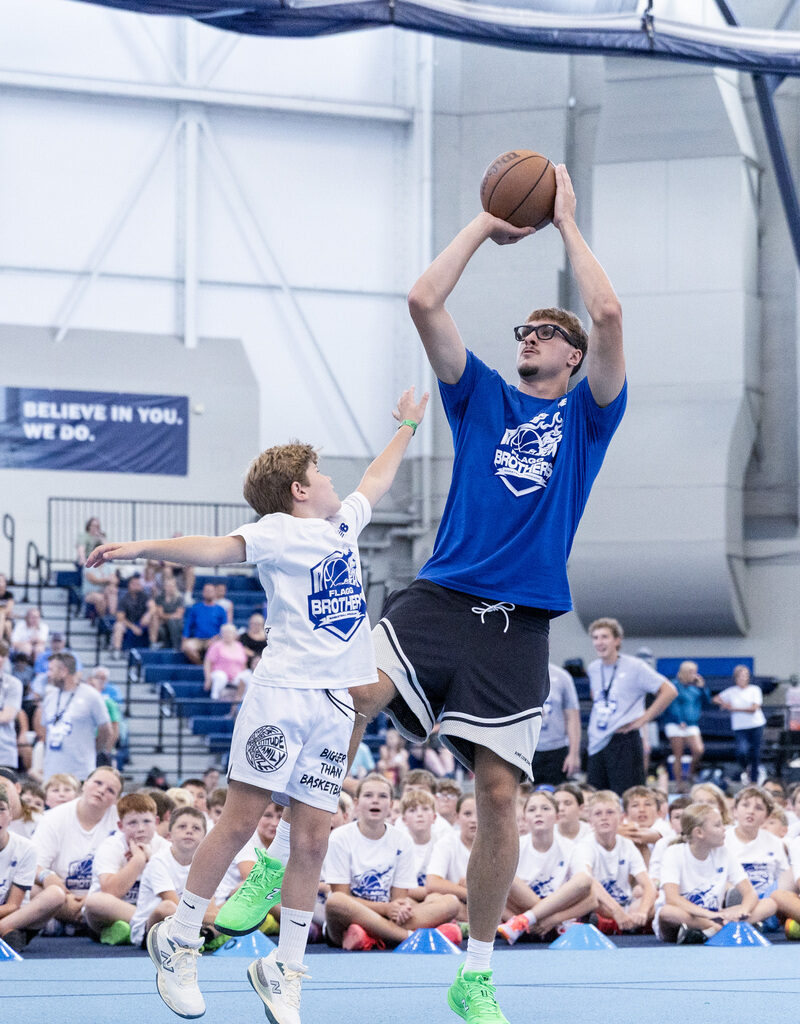 Pictures: Cooper and Ace Flagg host basketball camp for hundreds of Maine kids
