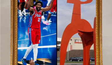 Sixers schedule release: Team highlights Lebron, Maxey and Embiid using Philly's art