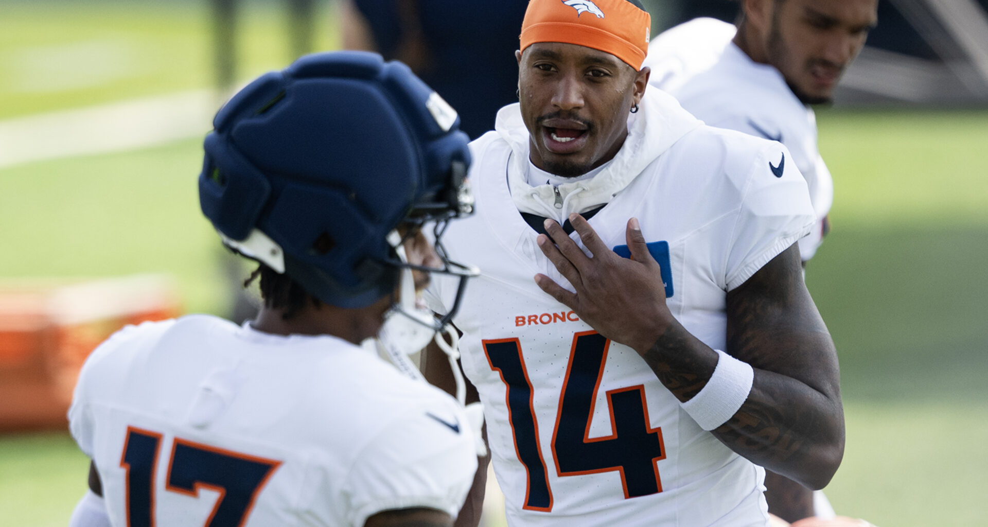 Broncos camp report: Marvin Mims, Jr., Matt Henningsen injured