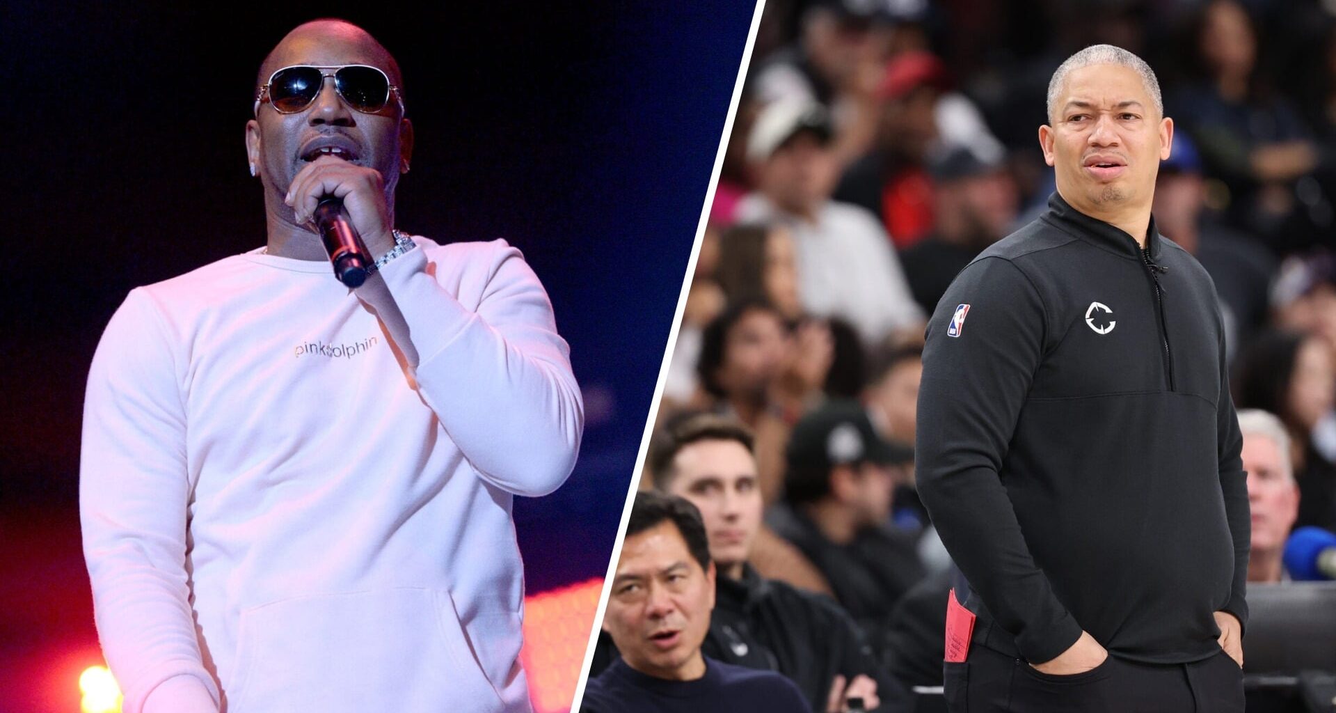 Cam'Ron confronts LA Clippers coach over LeBron James and Kawhi Leonard scandal, Ty Lue ignores him